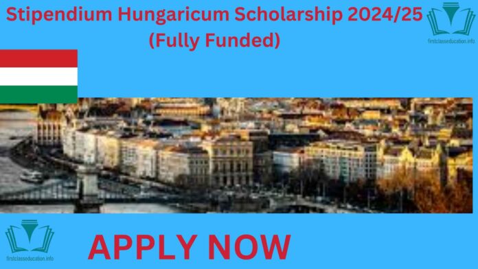Stipendium Hungaricum Scholarship 2024/25 (Fully Funded)
