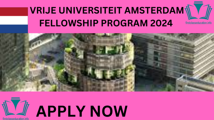 Vrije University Amsterdam Fellowship programme 2024. The exceptional chance to study a Master’s degree at Vrije Universiteit Amsterdam